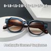 New Fashionable Sun Presbyopia Glasses Tea-colored Lenses Men and Women Classic Retro High-definition Reading Glasses +3.5+4.0