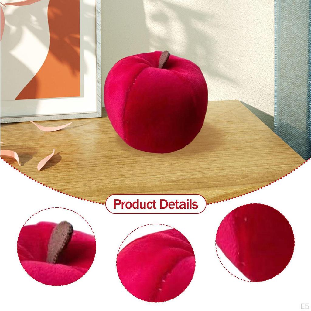 Toy ies Doll Collectible Reusable Stuffed Fruit Dia 10cm for Christmas Thanksgiving Day Teens
