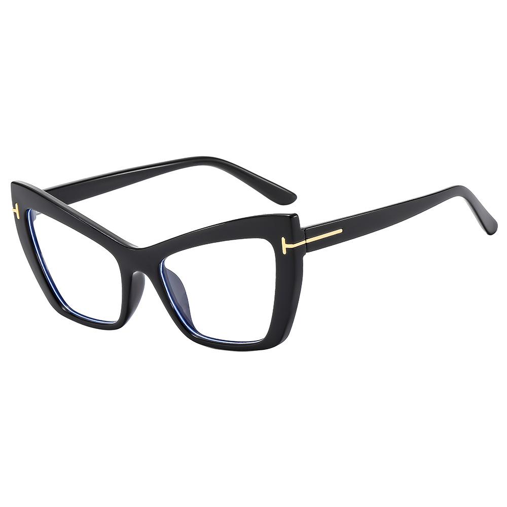 JYL TS Triangle Leopard Print Glasses Style For Street Shooting 68195