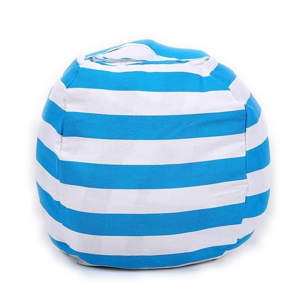 Striped Children's Plush Toy Storage Bag Large Capacity Stuffed Animal Chair New Travel Bag