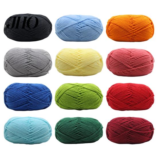 DIY Knitting Yarn Wool Line Professional Ultra Soft Needlework Milk Cotton Crochet Knitted 4Ply for Home