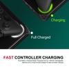 Cooling Fan for Game Machine Cooling Stand with LED Indicator,2 Controller Charging Stand Dock