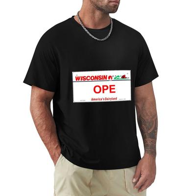 OPE Im From Wisconsin TShirt Fashion Shirts Baggy Shirts Funny T Shirts Men