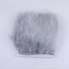 10-15Cm Pointed Tail Flannel Edge Wedding Home Arrangement Turkey Feather Cloth Belt Diy Dress Skirt Accessories
