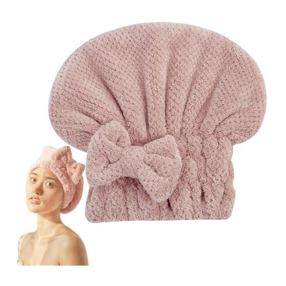 shefun Towel Cap, Adult Hair Turban, Absorbent, Quick Drying, Hair Towel, Hair Drying Cap, Hair Drying Towel, Soft, Lightweight, Quick Drying Towel