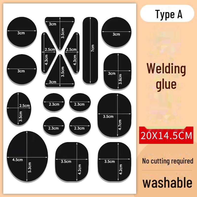 Autocolante cu patch-uri colorate cu desene animate: Reparații autoadezive, fără cusături, fără cusături pentru jachete și haine