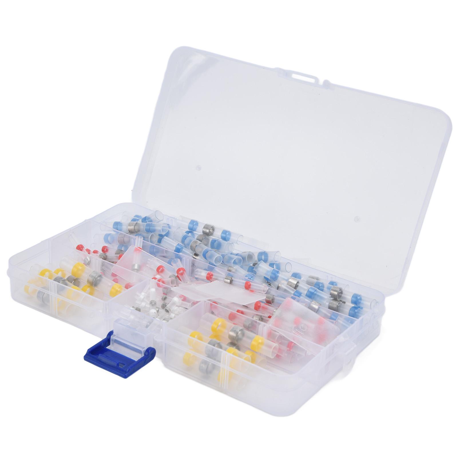 

120 шт Термоусадочні стикові з’єднувачі Обтискні клеми Водонепроникне паяне ущільнення Комплект для електричного з’єднання