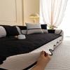 Copricuscino per Divano in Ciniglia Retrò Universale Antiscivolo Fisso Fila Dritta Copertura per Tutte le Stagioni per il Comfort Domestico