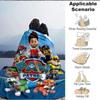 1pc Paw Patrol Soft & Warm Flannel Blanket, Multi-Purpose Throw Blanket for Couch, Sofa, Office, Bed, Camping, Travel 128