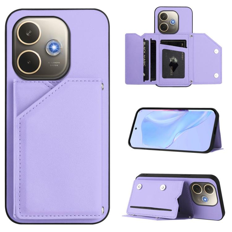 Handyhülle mit vier Kartenfächern und Handschlaufe, fühlt sich an wie Haut