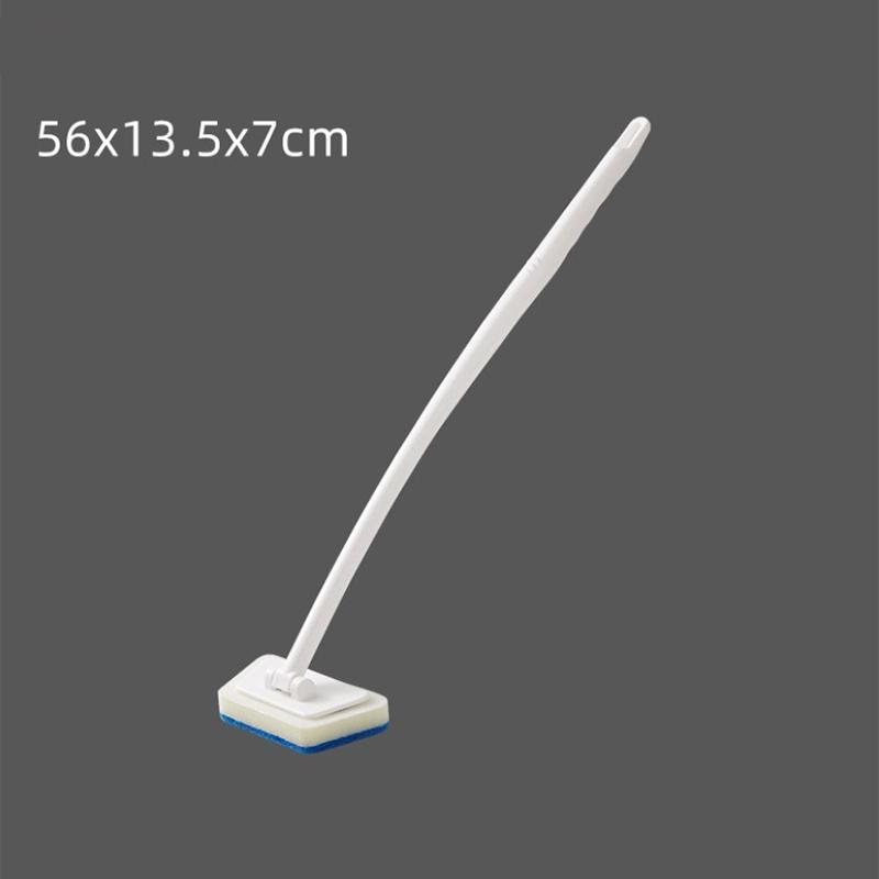 Multifunctional Bathroom Wall Brush, Removable Sponge, Long Handle, Tile, Floor, Bathtub Brushes, Household Cleaning Tools