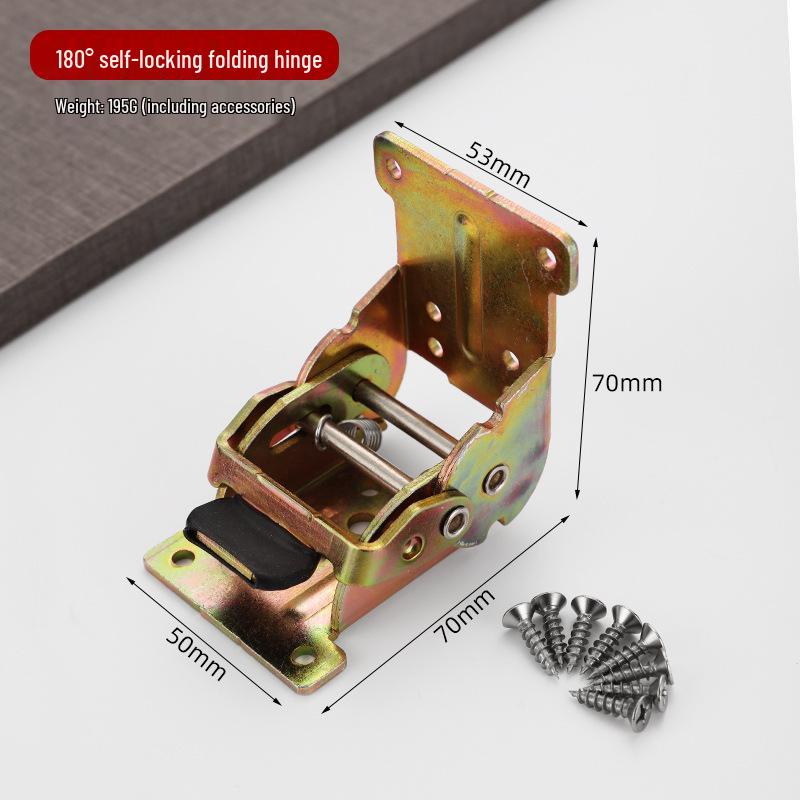 Self-Locking Thickened Folding Hinge for Table, Chair, or Stool Legs