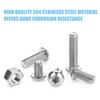 360/460/560pcs Stainless Steel Allen Screw and Bolt Combination Set | M4, M5, M6 Hex Head | Includes Flat Washer Wrench