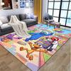 Game Rainbow Friends Pattern Rug, Indoor/Outdoor Mat, for Picnic, Gameroom, Bedroom, Office, Living Room, Home Decor Carpet, Birthday Gift