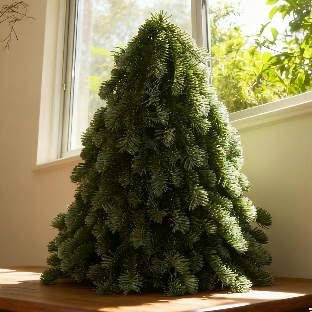 Tiny Christmas Tree Realistic Pine Home Decor Small Christmas Trees Dinning Table Decor For Indoor Outdoor Bedroom Kitchen