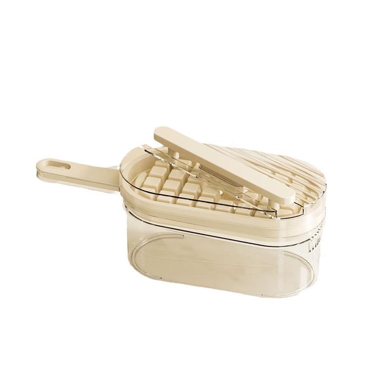 

Changbaosen 64-Grid Double-Layer Press Ice Cube Tray with Storage