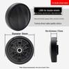 Universal Wheel Replacement for Luggage Suitcase: Leather Caster Rubber Roller Rim Repair Accessories