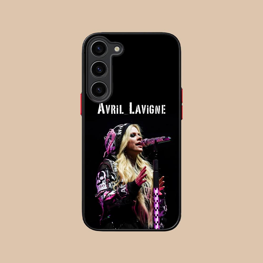 Avril Lavigne Silicone Mobile Phone Case for Samsung Galaxy S26 S25 S24 S23 S22 S21 Plus FE Ultra Colorful Cover