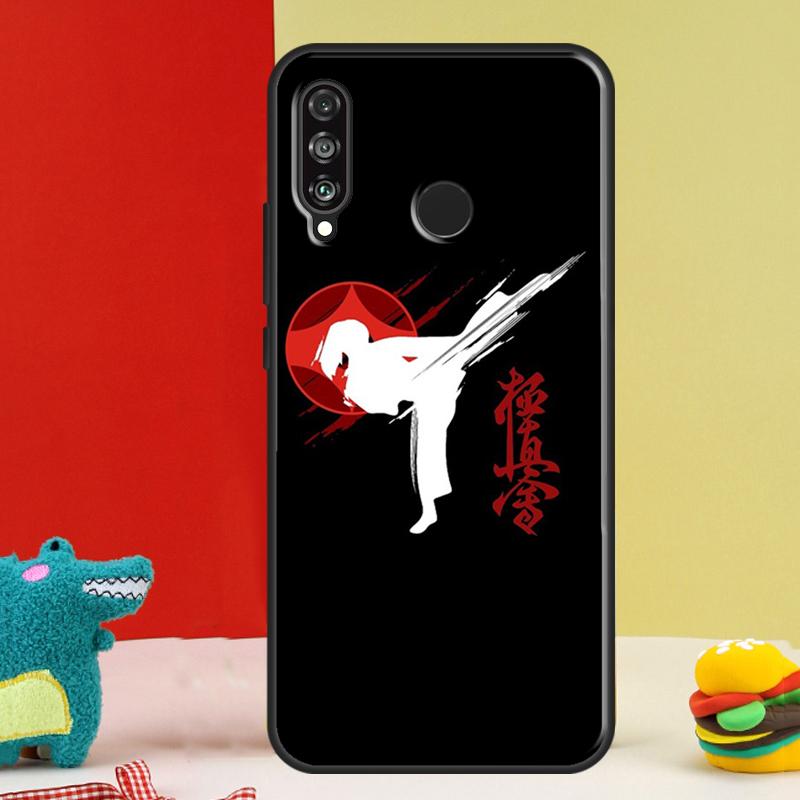 Kyokushin Karate Symbol For Huawei Nova 12s 12i 11i 8i 9 10 SE Y91 Y90 Y60 Y70 Y72 Y61 P20 P40 P30 Lite P60 Pro Case