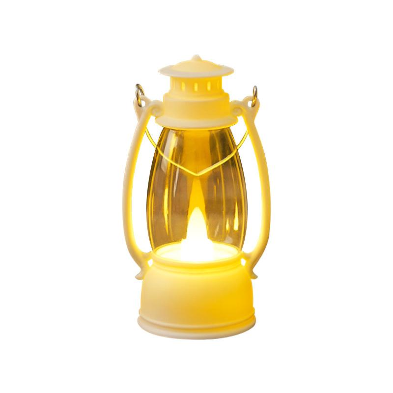 Retro Mini Lantern Candle LampPortable Night Light Kerosene Lamp Decorative Wind Lamp Ornament