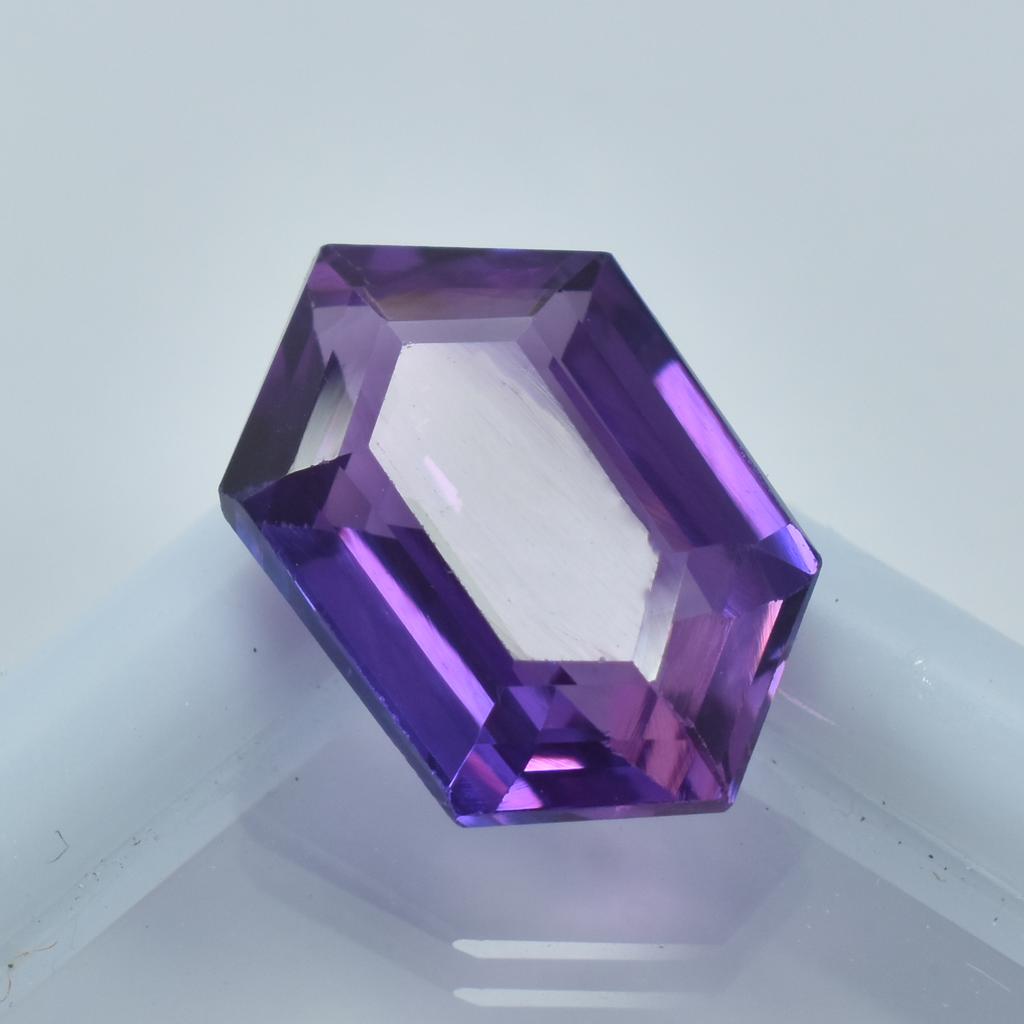 Natural Purple Tanzanite Loose Gemstone 4.90 Ct Fancy Cut for Jewelry Making and Gem Collections