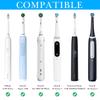 Linkidea Electric Toothbrush Plastic Electric Toothbrush Hanger with Cup Compatible with iO Series and Philip Sonicare with Adhesive Organizer