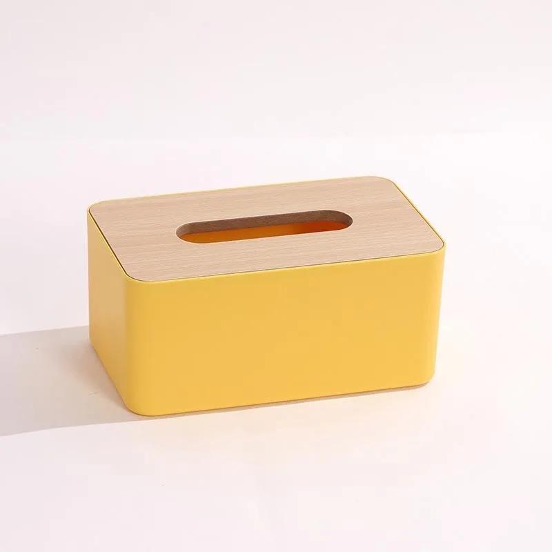 1 pz. Scatola per tovaglioli di carta in bambù da tavolo, multifunzione, creativa, può contenere il telefono cellulare, il soggiorno, la scatola per tovaglioli di carta, la scatola per tovaglioli di carta per auto