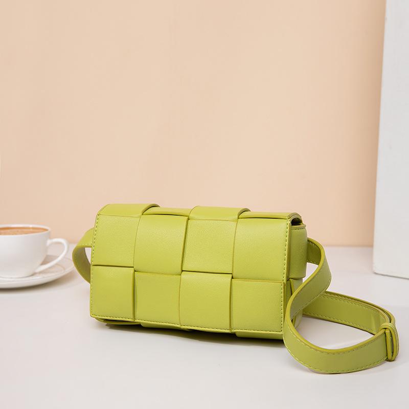 Summer Fashion Simple Shoulder Diamond Women'S Bag Trend Crossbody Woven Chain Bag Women'S Fanny Pack