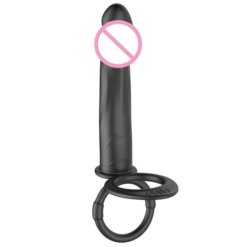 Double Penetration Anal Plug Dildo Butt Plug Vibrator For Men Strap On Penis Massage Vagina Plugs Adult Sex Toys For Couples 18+