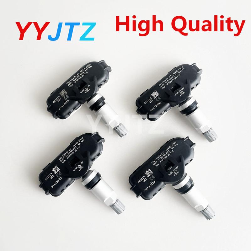 

4Pcs Tire Pressure Monitor System Sensor 52933-3V600 529333V600 For Kia Hyundai Grandeur i40 Azera 433Mhz 4 PCS