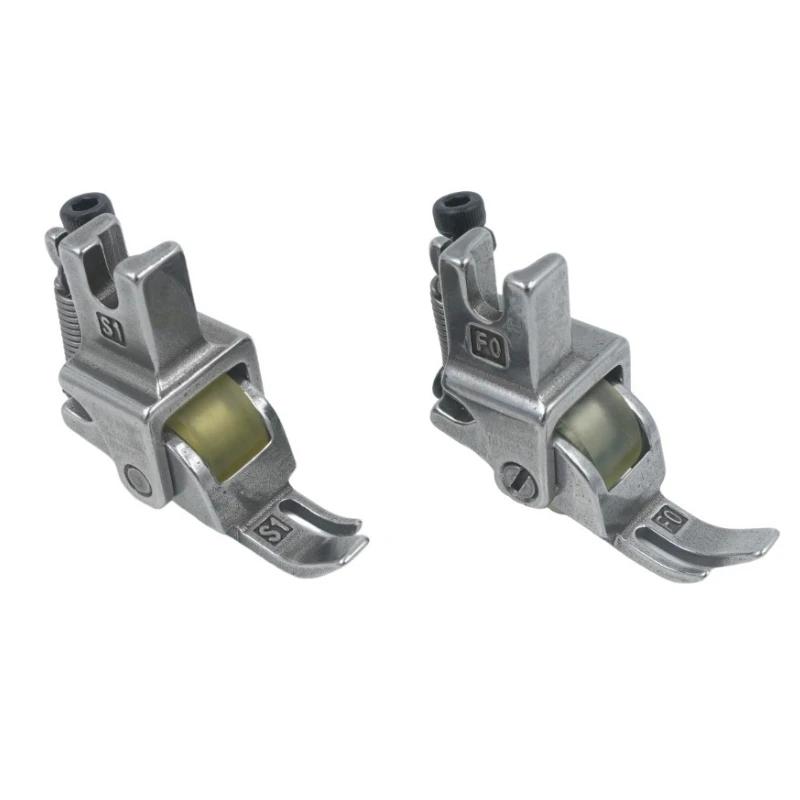 Industrial Sewing Machine Wheel Roller Presser Foot Flat Car Thin Thick Fabric Presser Foot Sewing Machine Accessories P360/P361