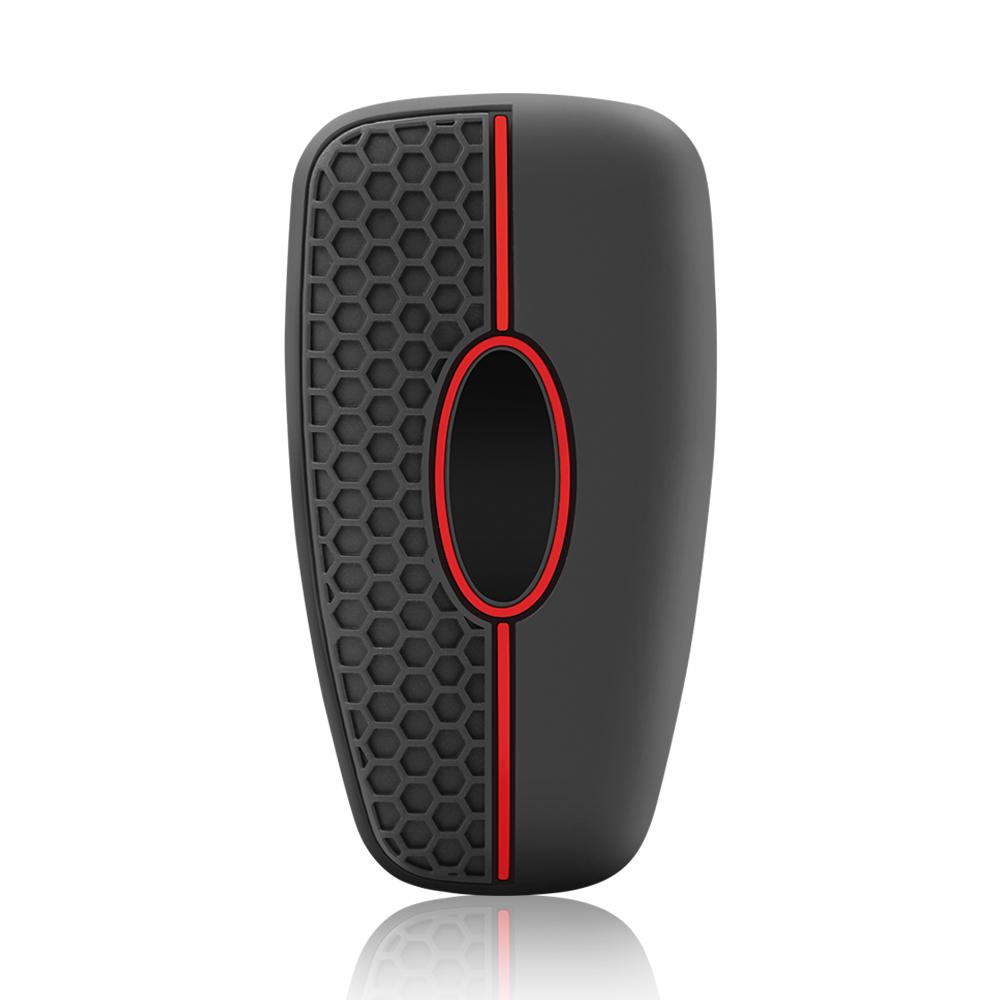 3 Button Silicone Car Remote Key Fob Cover Case For Ford Ranger C-Max S-Max Focus Mk3 Galaxy Mondeo Transit Tourneo Custom