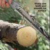 Damašková řezací pila, ruční zahradní pila, venkovní pila na těžbu dřeva, nástroj Tree Magic Tool, prořezávací pila, rychlá ostrost, zahradní prořezávání, ovocné stromy