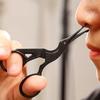 Stainless Steel Hair Scissors - Enhanced Safety Round Tip Stork Scissors for Precise Eyebrow, Nose, Beard & Ear Hair Trimming