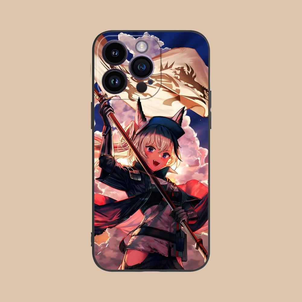 Arknights Grani Matte TPU Mobile Phone Case for iPhone 17 16 15 14 13 12 11 X XR XS 8 7 Air Pro Max Plus Mini Colorful Cover