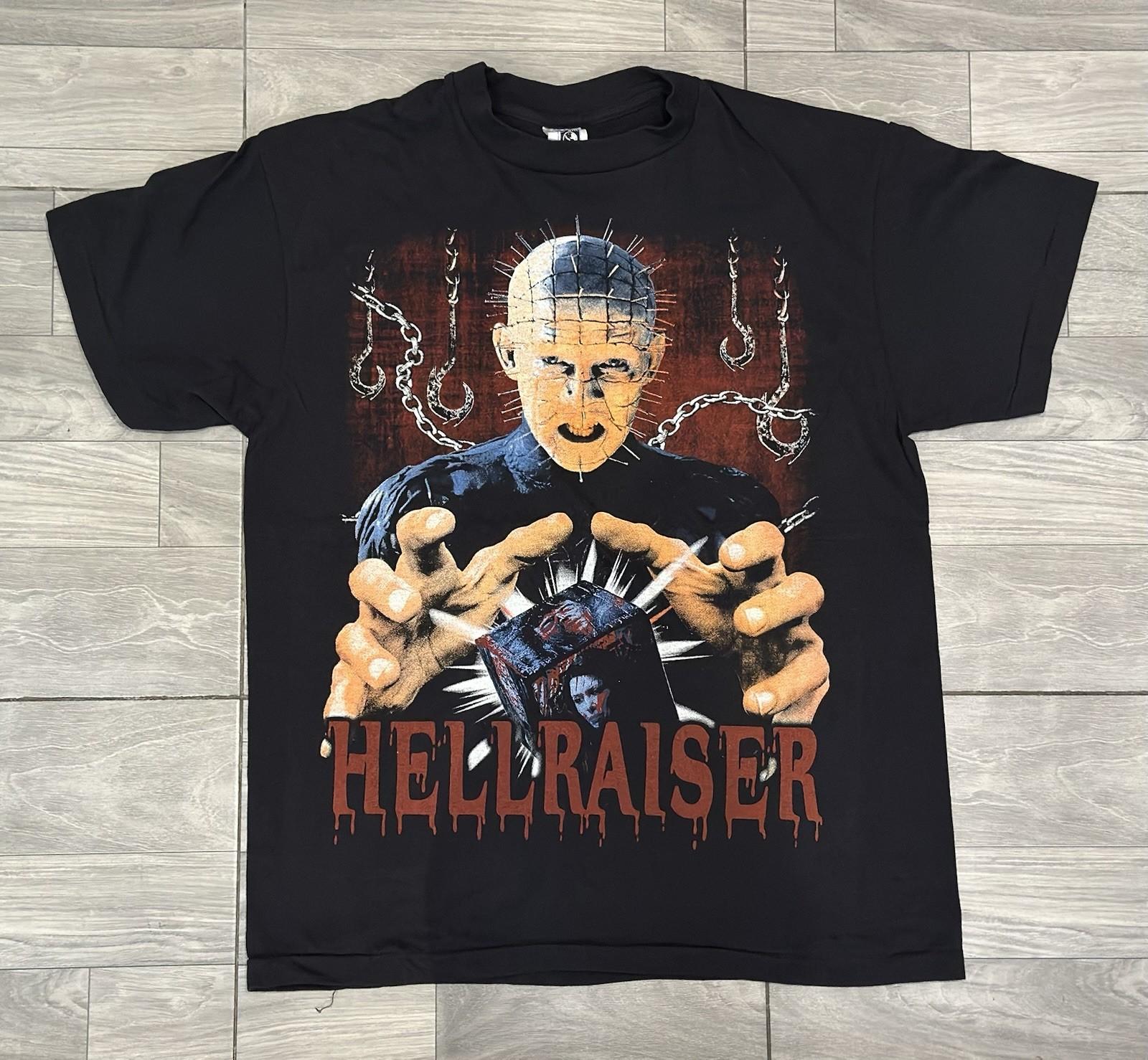 HELLRAISER vintage 1987 HORROR MOVIE t shirt PINHEAD L Unisex T-Shirt XXXL