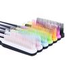 Pro Salon Hairdressing Teasing Back Hair Combing Brush Slim Line Styling Tools