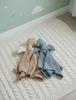 SMOK handmade muslin cuddly toy, 100% cotton, for babies (toffee)