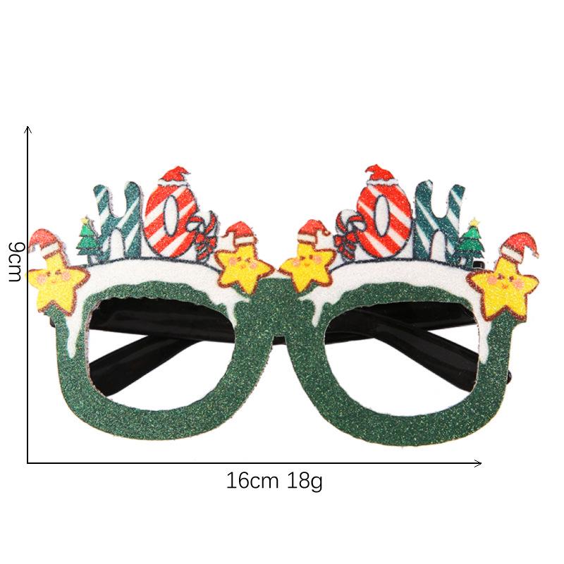 Festive Headband Eyeglass Frames: Christmas, Halloween, Valentine's Day & Party Glasses with Santa Claus Design