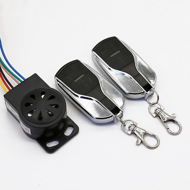 Diebstahlschutz Roller Alarm Sicherheitsalarmsystem Doppelfernbedienung Sicherheit Einbruchmelder Fernbedienung Motorrad Sicherheitskit