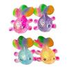 Glitter Powder Fish Squeeze Toy Stress Anxiety Relief Slow Rising Simulation Fish Sensory Toy Soft TPR Calming Animal Fidget Toy