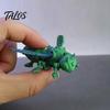 Mechanical Insect Figurine 3D Printed Cyberpunk Bee Figurine, Movable Joints Hornet Ornament, Articulated Wasp Fidget Toy, Stress Relief Desk Gift for