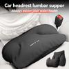 Car Neck Pillow Headrest Protector Lumbar Support Backrest Cushion For Hyundai N LINE i30 i20 Sonata Accent Tucson Elantra Azera