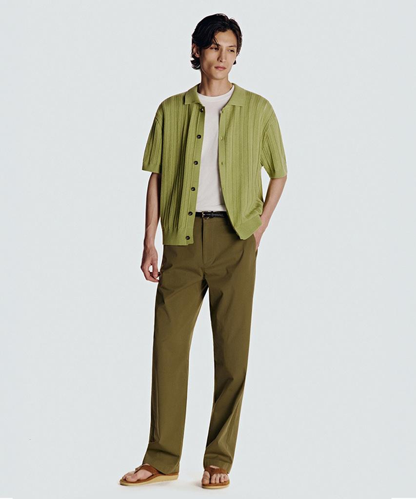 Danielkeulemyu 26Ss Ice Stretch Semi-Wide Chino Pants Olive