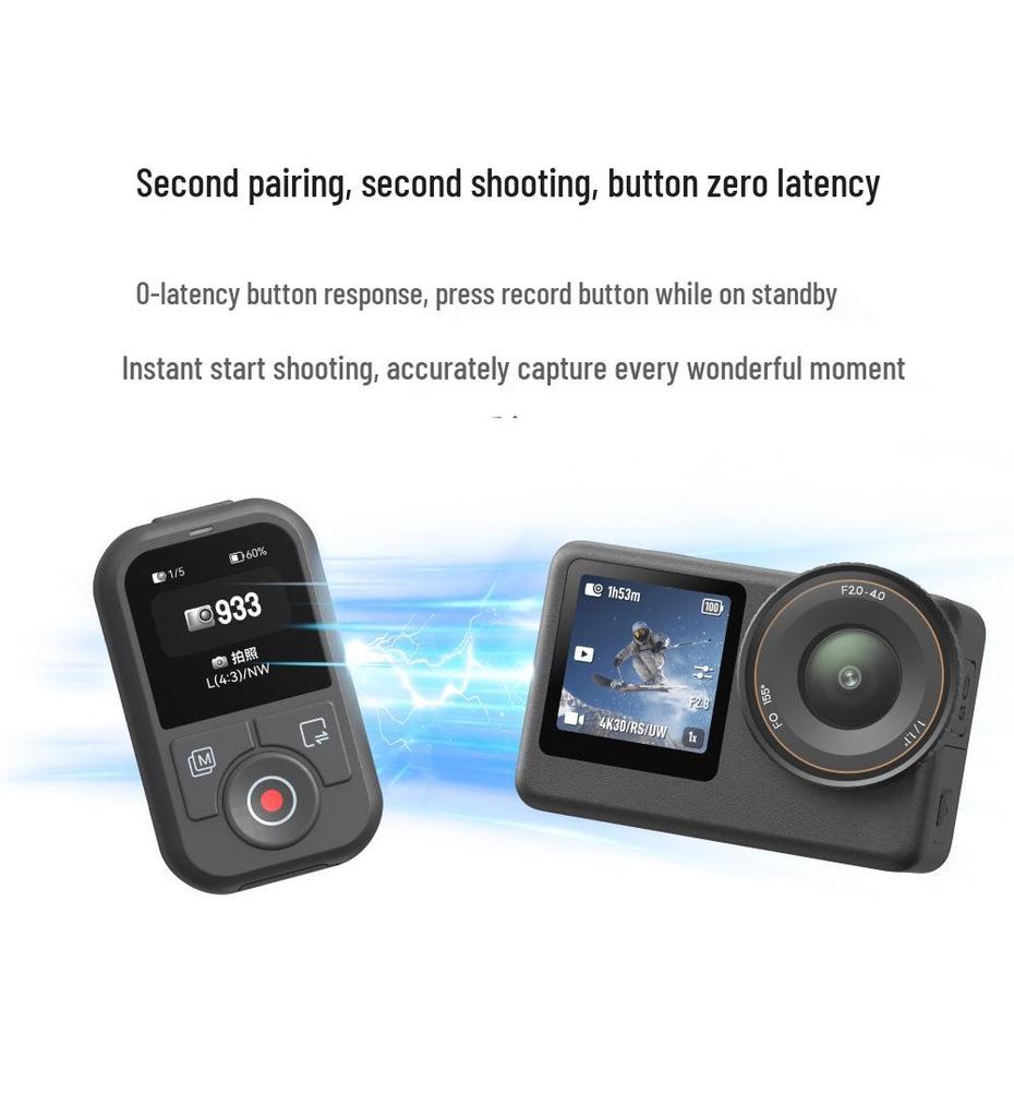 Taixun Action Remote for DJI Action 6/5Pro/4/OSMO 360 HD