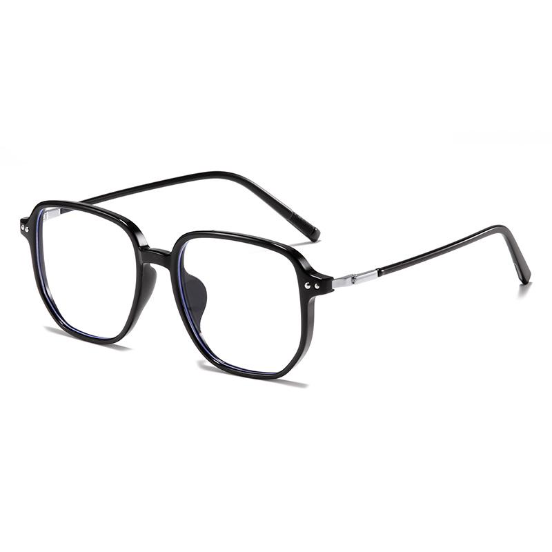 Big Frame Square Shortsighted Prescription Glasses Women Men Anti Blue Rays Student Myopic Spectacle Diopter -0.5 -0.75 To -6.0