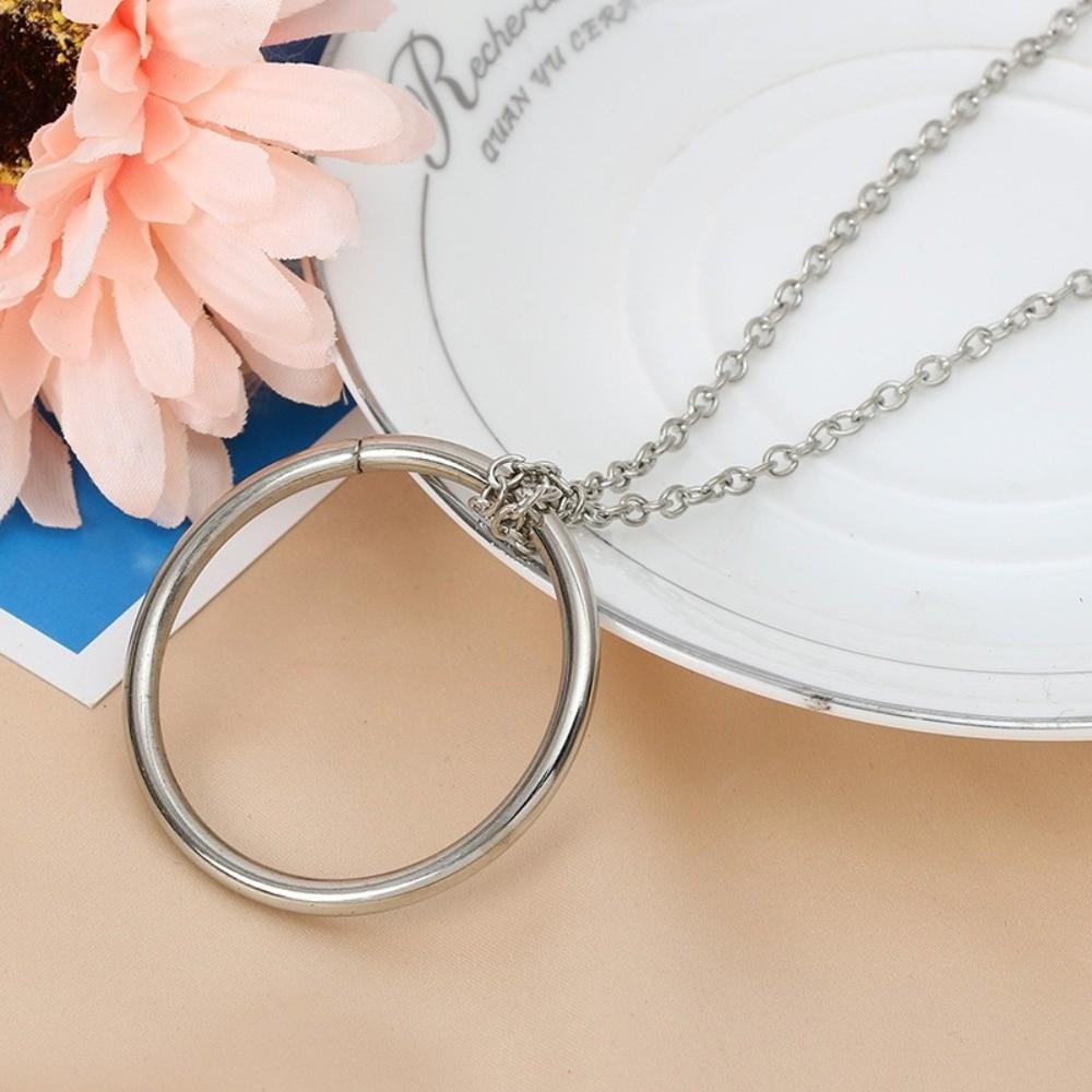 New Illusion Magic Ring Stage Performance Alloy Chain Magic Tricks Game Props Easy To Learn Magic Props Stage Show