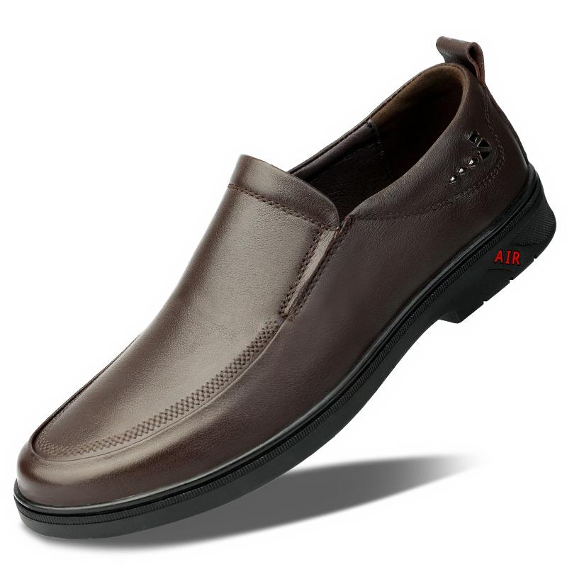 

Fashion Comfortable Penny Driving Moccasin Men s Genuine Leather Loafers Slip-On Dress Shoes Casual Business Shoes for Men Classic Flats 45 коричневый