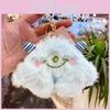 Cartoon Style Plush Doll Keychain Fun And Playful Coin Purse For Girls Various Colors Available