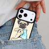 Angel Pug Phone Case for iPhone 16e 15 14 13 12 17 Pro Max Plus Air 17pro Cover Coque